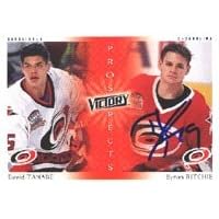 Byron Ritchie, Carolina Hurricanes, 2000 Victory Prospects Autographed Card