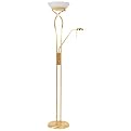 Phoenix Spiral Torchiere Floor Lamp with Side Light