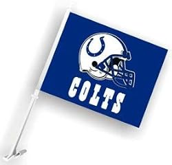 Indianapolis Colts Car Flag - Football Sports Merchandise