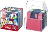 TDK 3.5インチ フロッピーディスク DOS/Vフォーマット カラーミックス20枚パック [MF2HD-BMX20PMS]