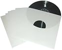 100 White Paper Inner Sleeves for 12" Vinyl Record Albums LPs #12IW (Innersleeves)