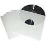 100 White Paper Inner Sleeves for 12" Vinyl Record Albums LPs #12IW (Innersleeves)