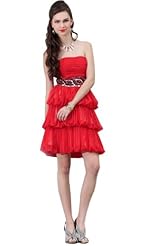 Plus Size Sexy Chiffon/Taffeta/Tulle Lace Crystals Applique Beaded Crystal Club Dress/Mini Dress 