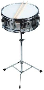 MusicalInstruments: CB IS574 Snare Kit Chrome Snare /w Tripod Stand & Splash
