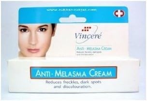 Best Anti Melasma Reduces Age Spots, Sun Spots, Pigmentation and Freckles 15 G. X 4 Tubes
