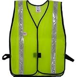 Safety Vests Lime Standard (1.5 inch Silver Stripes)