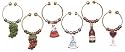 Set of 6 Wine and Cheese Charms 18 319