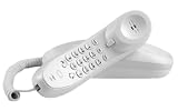 AT&T 205 Corded Phone, White, 1 Handset