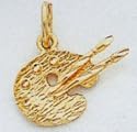 Artist Palette Charm - C1087