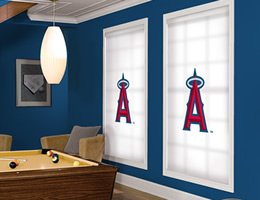 Los Angeles Angels MLB Roller Window Shades up to 54'' x 96''