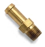 Edelbrock/Russell 697020 1/4 NPT x 8mm Single Barb Manifold Fitting
