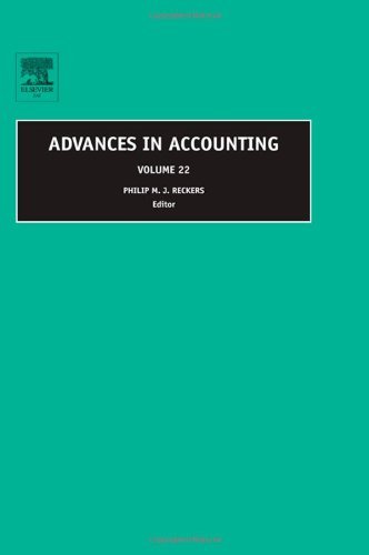 Advances in Accounting: Vol. 22
