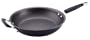 KitchenAid Hard-Base Porcelain Aluminum Nonstick 12-Inch Open French Skillet with Helper Handles, Navy