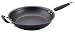 KitchenAid Hard-Base Porcelain Aluminum Nonstick 12-Inch Open French Skillet with Helper Handles, Navy