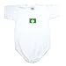 BABY BODYSUIT WHITE FLAG \