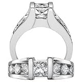 14kt. White Gold, 1 3/4 ct. tw. Diamond Unity Ring