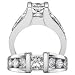 14kt. White Gold, 1 3/4 ct. tw. Diamond Unity Ring