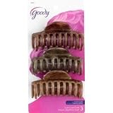 Goody Half Moon Claw Clip, 3 ct