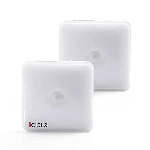 Usb rechargeable closet lights, icicle 2 pack motion se…