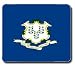 Connecticut Ct State Flag Mousepad Mouse Pad Mat