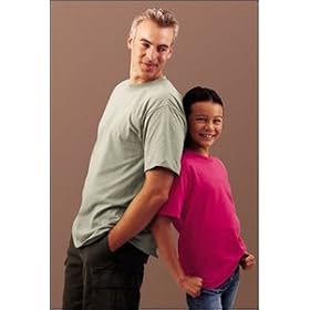Click here to buy CrewNeck T-Shirt Adult Youth 50 50 (Style# 29M) by Jerzees.