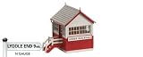 Hornby N8721 N-Gauge Platform Signal Box - Wood Lyddle End Station Life
