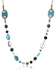 The SAK Bead Leather Ocean Necklace, 30"