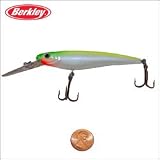 Berkley Frenzy Firestick Lime Chartreuse White Medium Moyer Lure(FS9-M-LCW)