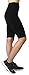 Neonysweets Womens Active Workout Tights Yoga Short Cotton Half Tights Black L