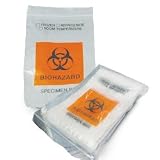 Specimen Biohazard Bag, Ziplock, 6x9 100/bx, 200/CS