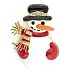 Jewelry-Crystal Snowman Brooch SZ One Size