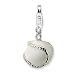 New Amore La Vita Sterling Silver 3-D Baseball Charm with Lobster Clasp