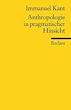Anthropologie in pragmatischer Hinsicht