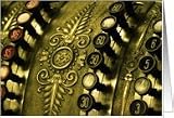 Antique Cash Register ~ Blank Note Card Card