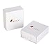 Cuccu 9MM 18k White Gold Plated Cubic Zirconia Flower Earrings for Women Girls Jewelry Halo Stud Earrings