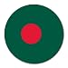 Bangladesh Flag Round Mouse Pad