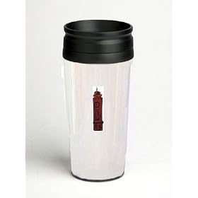 16 oz. Double Wall Insulated Tumbler with English clock - Paper Insert by SHOPZEUS