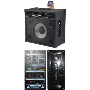 EMERSON DV121 Professional CD+G/MP3+G Karaoke Player Guitar Amplifer