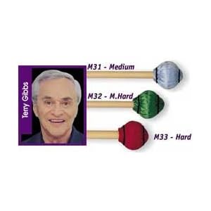 Vic Firth Terry Gibbs Keyboard — Hard red cord