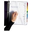 Wilson Jones MultiDex Pro Index, 1 Case of 12 Sets Multi-colored Tabs, Jan - Dec and Year-End Tabs, 8.5 x 11 Inch Sheet Size (W54732N)