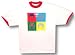 QUEEN - Hot Space - White / Red Ringer T-shirt