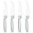 Gourmet Settings Stainless-Steel Steak Knives, Set of 4