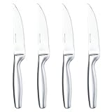 Gourmet Settings Stainless-Steel Steak Knives, Set of 4