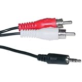 Buy 2 RCA Male 3.5mm Stereo Male, 50 ft by Cblwhl