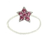Toe Ring - Illusion - Small Crystal Star ~ Rose