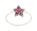 Toe Ring - T40 - Crystal Illusion - Small Star ~ Rose (Pink)