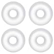 14 Gauge Clear Rubber O-Ring 4-Pack