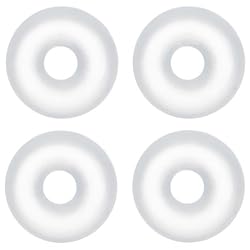 14 Gauge Clear Rubber O-Ring 4-Pack