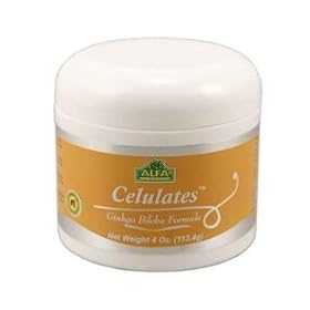 Click here to buy Celulates Cream - Ginkgo Biloba Formula (4 Oz) by Alfa Vitamins.
