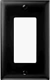 Pass & Seymour #TP26BKCC15 1G 1Deco Black Wall Plate